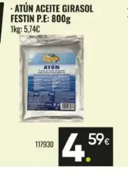Family Cash Atún aceite girasol festin oferta