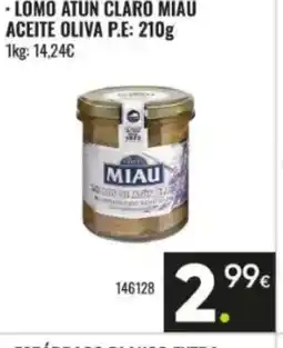 Family Cash FAMILY Lomo atun claro aceite oliva oferta