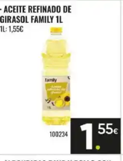 Family Cash FAMILY Aceite refinado de girasol oferta