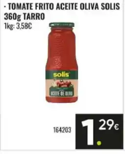 Family Cash SOLIS Tomate frito aceite oliva oferta