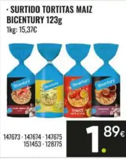 Family Cash BICENTURY Surtido tortitas maiz oferta