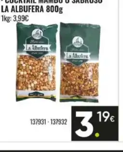 Family Cash LA ALBUFERA Cocktail mambo o sabroso oferta