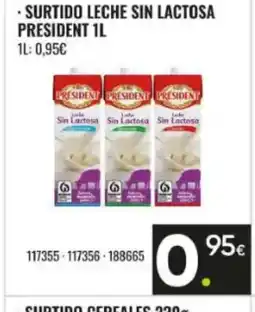 Family Cash PRESIDENT Surtido leche sin lactosa oferta