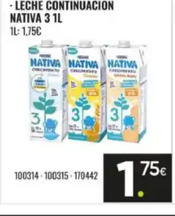 Family Cash NATIVA 3 Leche continuacion oferta