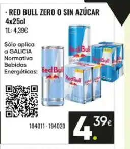 Family Cash RED BULL Zero o sin azúcar oferta