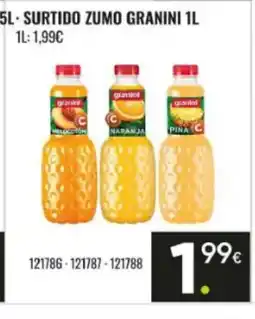 Family Cash GRANINI Surtido zumo oferta