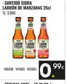 Family Cash LADRÓN DE MANZANAS Surtido sidra oferta