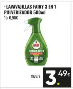 Family Cash FAIRY Lavavajillas 3 en 1 pulverizador oferta
