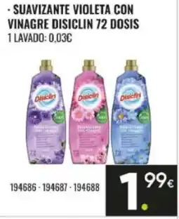 Family Cash DISICLIN Suavizante violeta con vinagre oferta