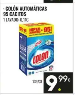 Family Cash COLÓN Automáticas 95 cacitos oferta