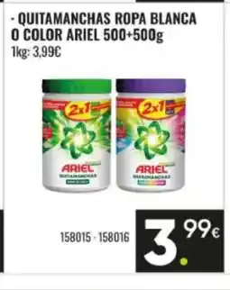 Family Cash ARIEL Quitamanchas ropa blanca o color oferta