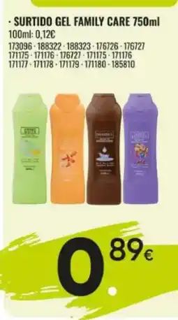 Family Cash FAMILY CARE Surtido gel oferta