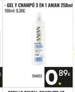 Family Cash ANIAN Gel y champú 3 en 1 oferta