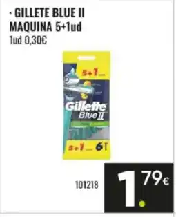 Family Cash GILLETE Blue ii maquina 5+1ud oferta