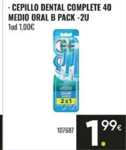 Family Cash ORAL B cepillo dental complete 40 medio oferta