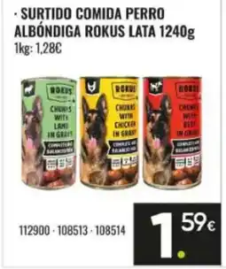 Family Cash Surtido comida perro albóndiga rokus lata oferta