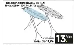 Family Cash TABLA DE PLANCHAR oferta