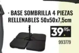 Family Cash Base sombrilla 4 piezas rellenables oferta