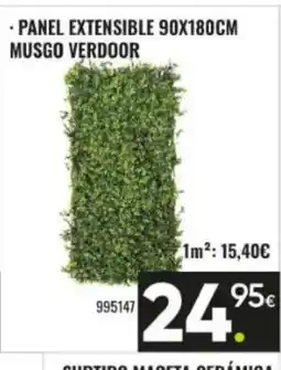 Family Cash Panel extensible musgo verdoor oferta