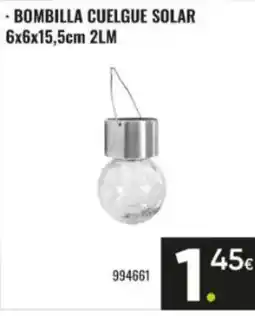 Family Cash Bombilla cuelgue solar oferta