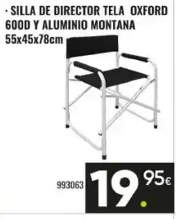 Family Cash Silla de director tela oxford 600d y aluminio montana oferta