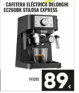Family Cash Cafetera eléctrica delonghi ec260bk stilosa express oferta