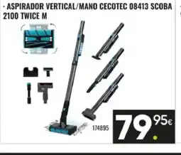 Family Cash Aspirador vertical/mano cecotec 08413 scoba 2100 TWICE M oferta
