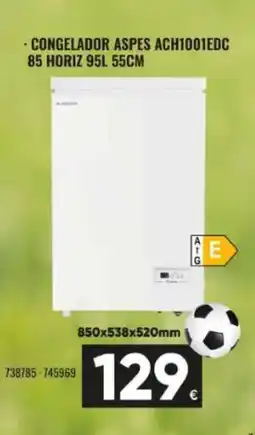 Family Cash Congelador aspes ach1001edc oferta