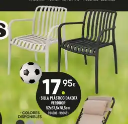 Family Cash Silla plástico dakota verdoor oferta