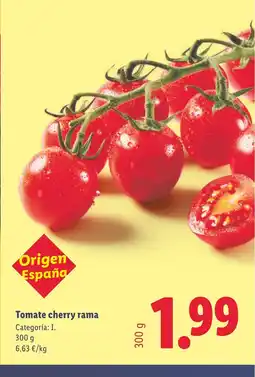 Lidl Tomate cherry rama oferta