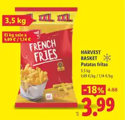 Lidl HARVEST BASKET Patatas fritas oferta