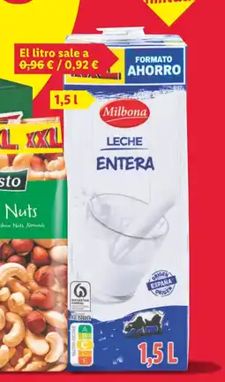 Lidl MILBONA Leche entera oferta
