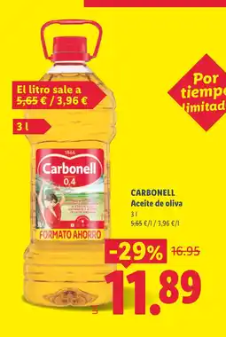 Lidl CARBONELL Aceite de oliva oferta
