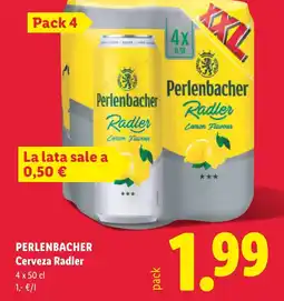 Lidl PERLENBACHER Cerveza Radler oferta