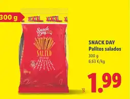 Lidl SNACK DAY Palitos salados oferta
