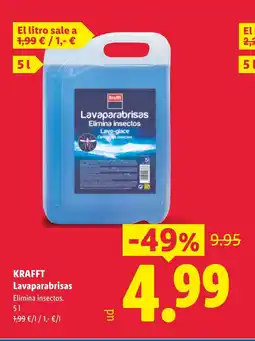 Lidl KRAFFT Lavaparabrisas oferta