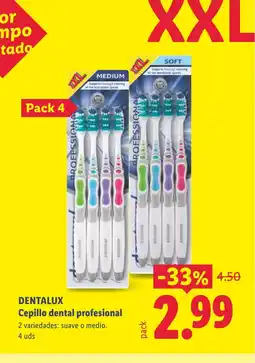 Lidl DENTALUX Cepillo dental profesional oferta
