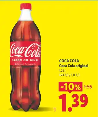 Lidl COCA COLA original oferta