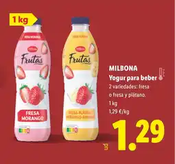 Lidl MILBONA Yogur para beber oferta