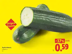 Lidl Pepino Almería oferta