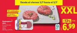 Lidl Hamburguesa mixta oferta