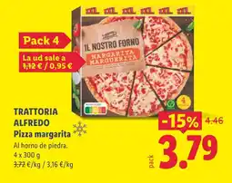 Lidl TRATTORIA ALFREDO Pizza margarita oferta
