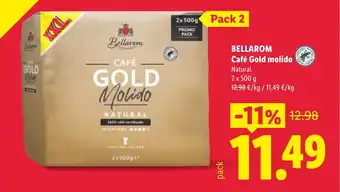Lidl BELLAROM Café Gold molido oferta