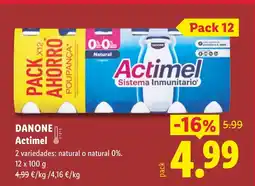Lidl DANONE Actimel oferta