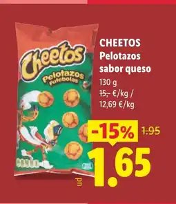 Lidl CHEETOS Pelotazos sabor queso oferta