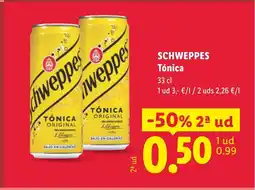Lidl SCHWEPPES Tónica oferta