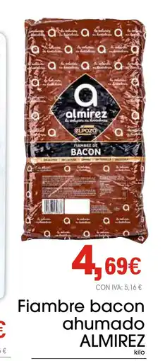 Cash Ifa ALMIREZ Fiambre bacon ahumado oferta