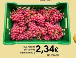 Cash Ifa Uva rosada sin semilla bandeja oferta