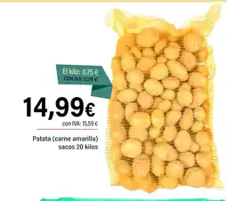 Cash Ifa Patata (carne amarilla) sacos oferta