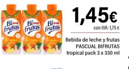 Cash Ifa PASCUAL BIFRUTAS Bebida de leche y frutas tropical oferta
